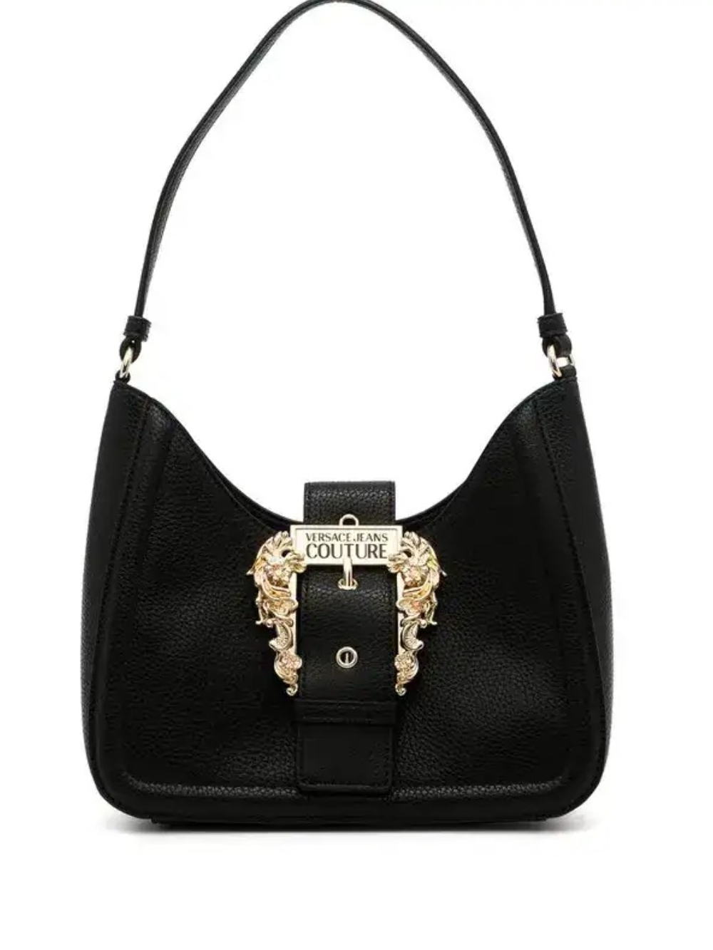Versace (NEW) Black Shoulder Bag with Gold Emblem